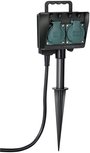 Presa da giardino con spiedo di terra IP44 2-gang 1,4m H07RN-F 3G1,5 Presa da giardino con spiedo di terra IP44 2-gang 1,4m H07RN-F 3G1,5