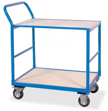 Carrello a pianale piatto 2 ripiani 250kg