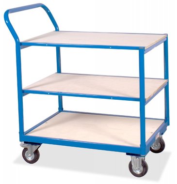 Carrello a pianale piatto 3 ripiani 250kg