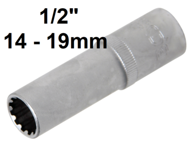 Bussola Gear Lock, profonda 12,5 mm (1/2)