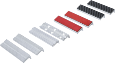 Ganasce protettive magnetici per morsa alluminio 125 mm 8 pz