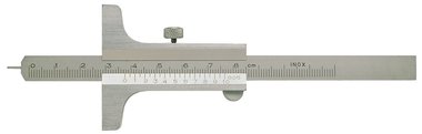 Profondimetro con punto di misura intercambiabile in acciaio temprato 0-200mm