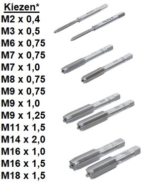 Set di maschi 2 pz