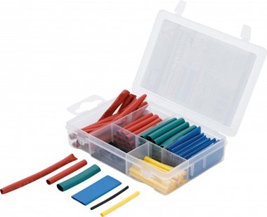 Assortimento manicotti termorestringenti colorati 90 pz