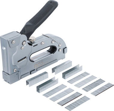 Cucitrice manuale per graffette 6 - 17 mm chiodi e spine 12 - 16 mm