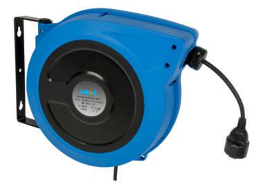 Avvolgicavo professionale automatico a 230 V con 20 m di cavo