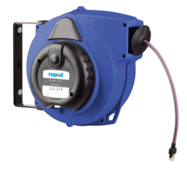 Avvolgicavo automatico professionale con cavo LAN da 15 m