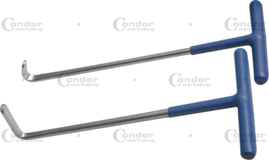 Ganci estrattori 2 pz per guarnizioni dei tubi di scarico 100 + 110° offset