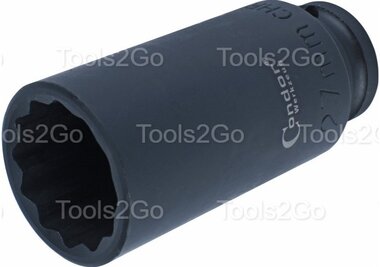 Bussola per albero motore 1/2, CrMo bi-hex 27 mm