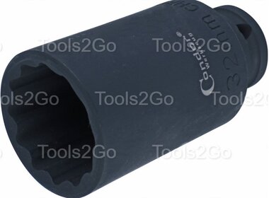 Bussola per albero motore 1/2, CrMo bi-hex 32 mm