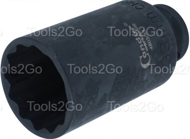 Bussola per albero motore 1/2, CrMo bi-hex 33 mm
