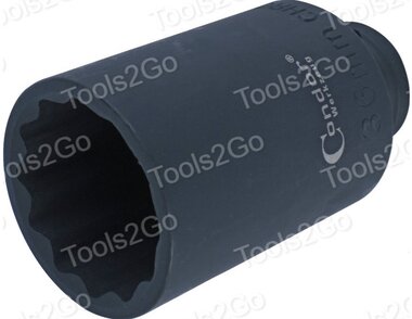 Bussola per albero motore 1/2, CrMo bi-hex 36 mm