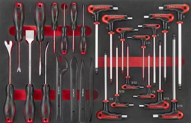 Set di utensili per la rimozione, il gancio e l'impugnatura a sfera esagonale e esagonale da 26 pezzi (S&M) (EVA)