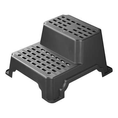 Doppio scalino di plastica