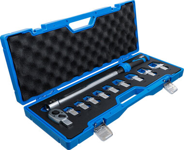 Set di chiavi dinamometriche per utensile di inserimento 14 x 18 mm 40 - 210 Nm 11 pz