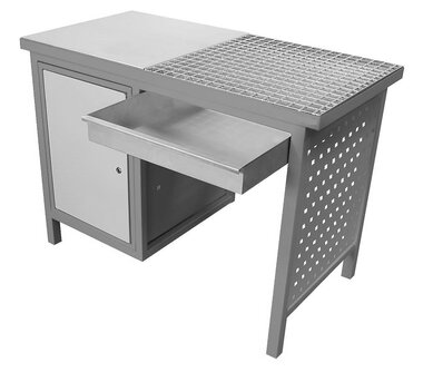 Tavolo per saldatura 120 cm - con armadio