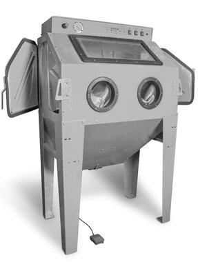 Cabina di sabbiatura 350 l