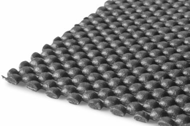 PVC in rotolo 10mx1500mmx3mm perforato grigio scuro