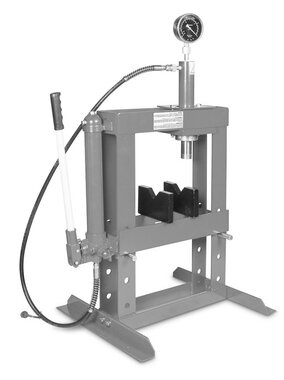 Pressa idraulica da tavolo manuale 10 ton