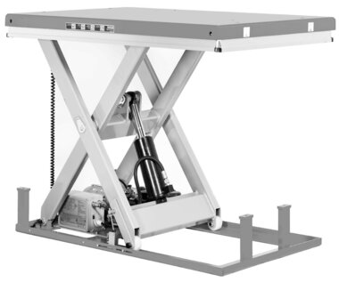 Tavolo elevatore elettroidraulico a forbice 990 mm 1000kg 230V