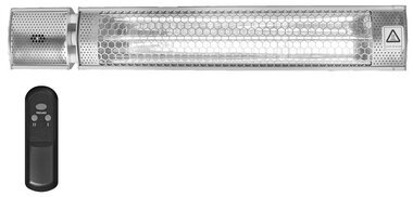 Riscaldatore a infrarossi 2000w con lampada oro