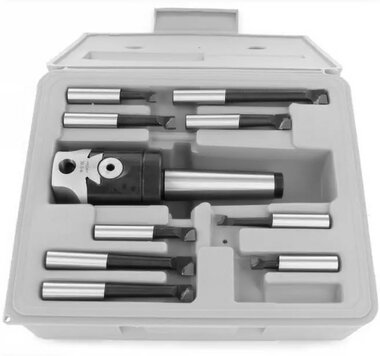 set di foratura con supporto mk3/m12 + 11 pz. Set di punte da trapano