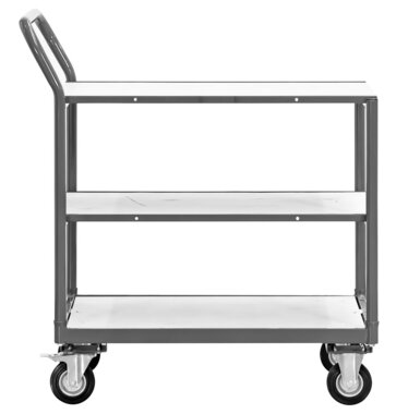 Carrello a pianale piatto 3 ripiani 250kg