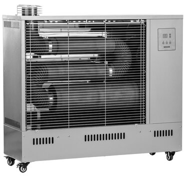 Radiatore diesel mobile a infrarossi 15 kW 120-640 m³
