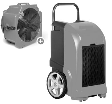Set Essiccatore per edilizia + ventilatore