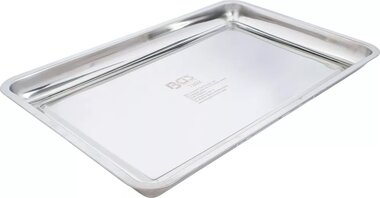Vaschetta raccolta acciaio inox 600 x 400 mm 9 l