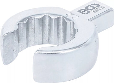 Chiave ad anello ad innesto aperto 22 mm sede 9 x 12 mm