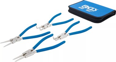 Serie di pinze per anelli seeger 250 mm 4 pz