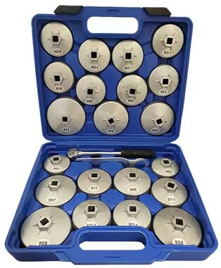 Set di tappi del filtro dell'olio in alluminio 23 pezzi