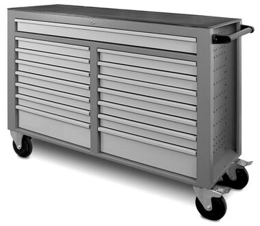Carrello portautensili largo 15 cassetti