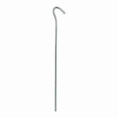 Picchetto da tenda 22cm in metallo con occhiello aperto