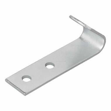 Gancio avvitabile in metallo 72 x 21 x 2 mm