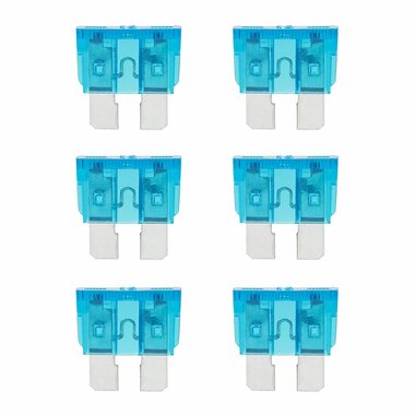 Fusibili standard a lama blu da 15 A  6 pezzi