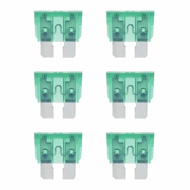 Fusibili standard a lama verde da 30 A  6 pezzi