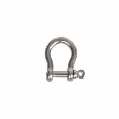 Grillo corto per arpa 5mm  acciaio inox A4 AISI 316  1.000 daN