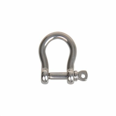 Chiusura arpa corta 6mm  acciaio inox A4 AISI 316  1.500 daN