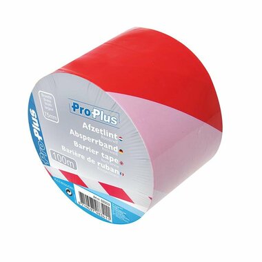 Nastro di barriera rosso bianco