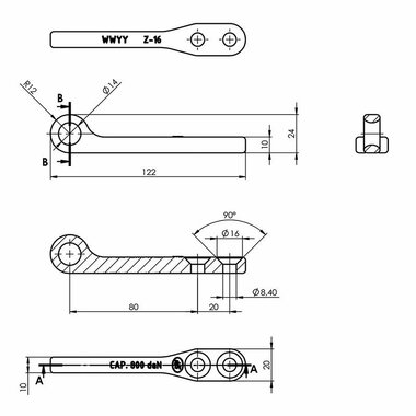 Controparte per bloccaggio tensione SPP Z-16