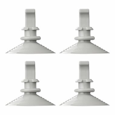 Supporto a ventosa per kit di isolamento per finestre - Set da 4