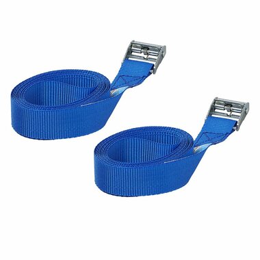 Cinghia di tensione blu con sgancio rapido 2x 2 5 metri