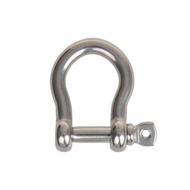 Chiusura arpa corta 8mm  acciaio inox A4 AISI 316  3.500 daN