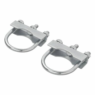 Staffa a U rotonda 60 70mm per morsetto ruota anteriore - set da 2 pezzi