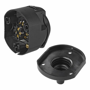 Presa 13 poli PVC tipo Jaeger + gomma di tenuta