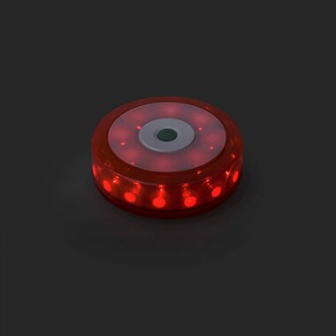 Disco di avvertimento 16+8LED arancione