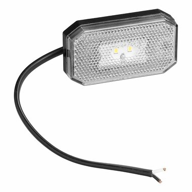Lampada di segnalazione 12 24V bianco 80 x 44 mm LED
