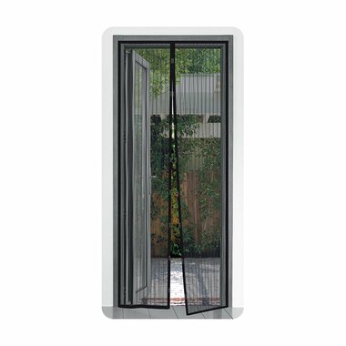 Zanzariera per porta con chiusura magnetica